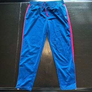 Champion Large Blue and Red Sweatpants Jogger Workout Pants